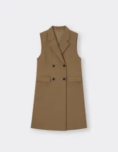 GUロングジレ✳︎ブラウンM 美品‼︎