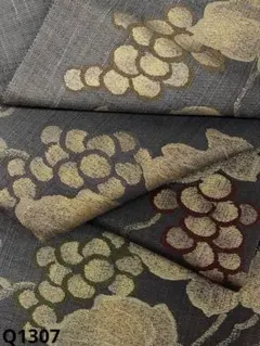 袋帯 銀糸 麻の葉 正絹 六通 D389 - メルカリ