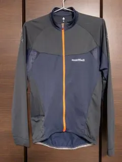 モンベル　サイクール ロングスリーブジップシャツ　Mサイズ