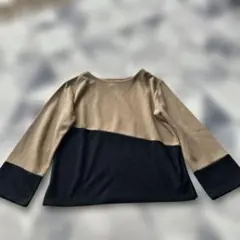 LEPSIM バイカラー長袖トップス Fサイズ
