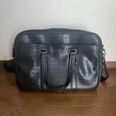 COACH コーチ ビジネスバッグ ショルダーF70766 黒 A4対応 メンズ