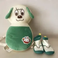 美品いないいないばぁっ！スニーカーシューズ&転倒防止クッションセット