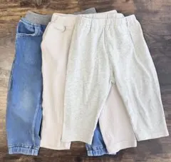 パンツ 長ズボン3点セット 80cm 無印良品　アカチャンホンポ GU 男の子
