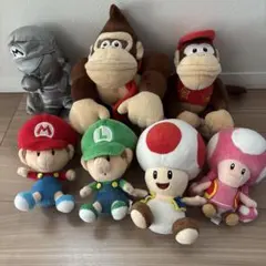 ニンテンドー　スーパーマリオ　キノピオ　ドンキーコング　　キノピコ　ぬいぐるみ