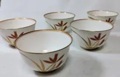 香蘭社 小鉢 5客セット 金彩 草花文 - メルカリ