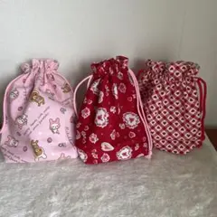 巾着袋　ハンドメイド