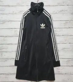 adidas アディダス トラックジャケット ワンピース 黒 レディース 希少