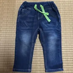 デニムパンツ 90サイズ ウエストゴム