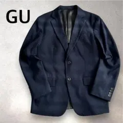 GU ジーユー ブレザー テーラードジャケット カジュアル フォーマル 紺
