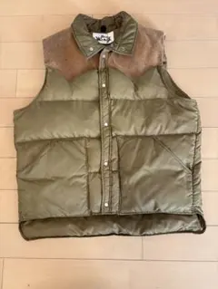 Woolrich 70s ダウンベスト　USA製　ヴィンテージ　スウェード