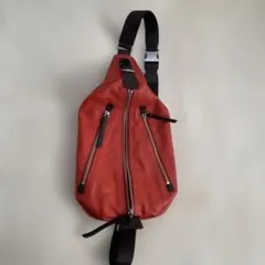 COACH コーチ　トンプソン ボディバッグ オレンジ