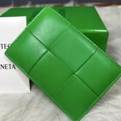 美品 RFID【ボッテガヴェネタ】フラグメントケース イントレチャート カセット