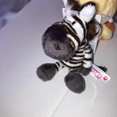 NICI ゼブラ キーホルダー ぬいぐるみ