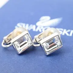 箱付き✨SWAROVSKI スワロフスキー イヤリング クリップ式 ストーン装飾
