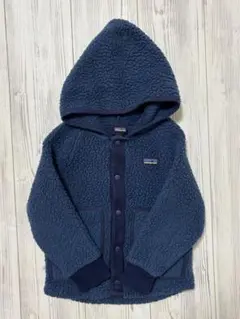 サイズ 4T：Patagonia ボアジャケット ネイビー