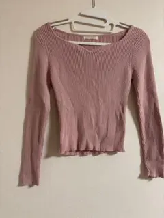 BE RADIANCE ピンク 長袖セーター　トップス