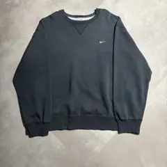 00s NIKE ナイキ　スウェット トレーナー　黒　ブラック　フェード　y2k