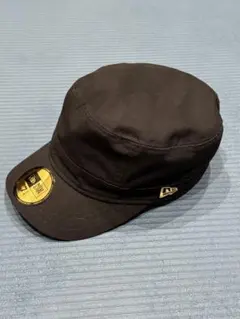 New Era ブラック ワークキャップ 7 5/8