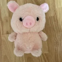 ふわふわ ぶた ぬいぐるみ ピンク