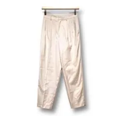 ローリーズファーム カジュアル タックパンツ アイボリー系【S】ウエストゴム