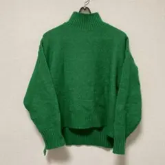 ニット グリーン