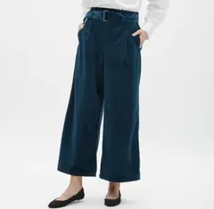 ベロアワイドパンツ