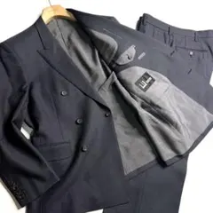 dunhill オーダー ダブルスーツ チャコール ヴィンテージ セットアップ