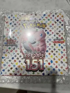 ポケモンカードゲーム151 新品未開封シュリンク付き1box