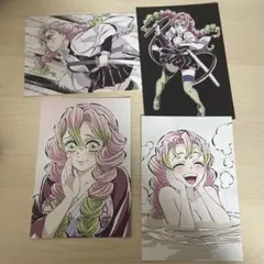 鬼滅の刃　全集中展　幕間画ポストカード　甘露寺蜜璃