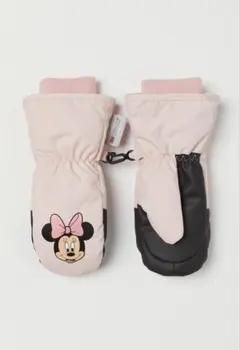 H&M キッズ　手袋　スキー　ミトン　3M 撥水　ミッキー　ミニー　ディズニー