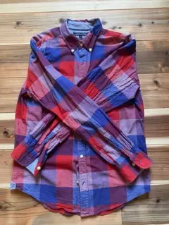 TOMMY HILFIGER チェックシャツ 古着