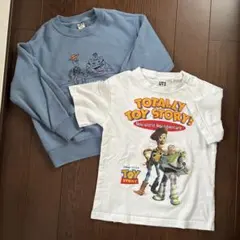 ユニクロ トイストーリー トレーナー 半袖 Tシャツ 120cm 2点セット