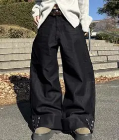 sedacle 裾ボタン配色ステッチデニムのサムネイル