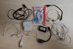 【ジャンク品】USBケーブル・ACアダプター・イヤフォンセット