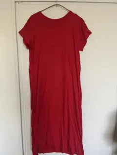 鮮やかなオレンジ 半袖 Aライン チュニック - メルカリ