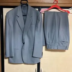 D'URBAN メンズ ビジネススーツ グレー ストライプ　ダーバン　シングルのサムネイル
