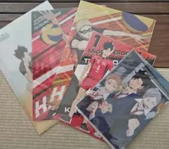 ハイキュー!! クリアファイル&下敷き 6枚セット