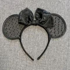 【美品】ミニーマウス レースカチューシャ