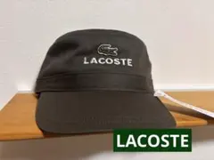 新品未使用　ラコステLACOSTE ワークキャップ カーキ　58cm
