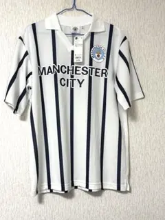 MANCHESTER CITY ストライプ ポロシャツ GU ジーユーMサイズのサムネイル