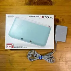 ニンテンドー3DS LL 本体 ミント×ホワイト　6142