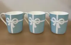 ティファニー リボン マグカップ 3個セット