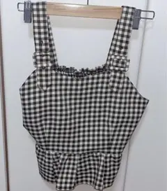 mellowneon メロウネオン チェック柄 ビスチェ