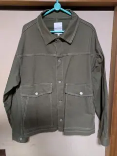 POWER TO THE PEOPLE オリーブ ミリタリージャケット