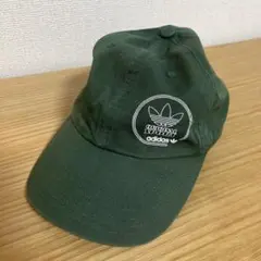 adidasキャップ グリーンカラー ヴィンテージ