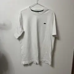 LACOSTE ホワイト Tシャツ US Sサイズ