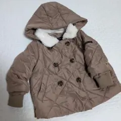 Petit main ベージュ ダウンコート 90