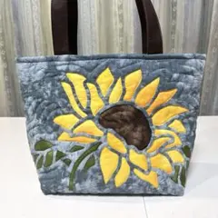 ハワイアンキルト◇ショルダーバッグ◇ひまわり◇ハンドメイド - メルカリ