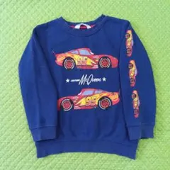 110cm マックイーン トレーナー ネイビー　カーズ　H&M