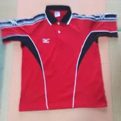 Mizuno レッド ポロシャツ